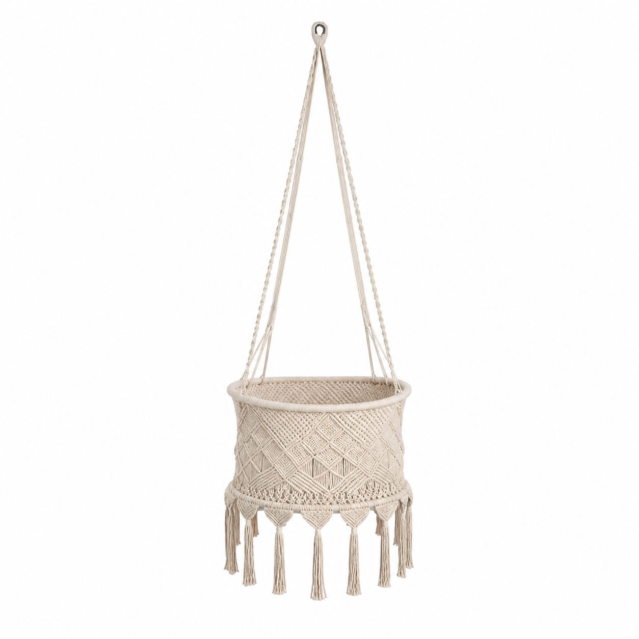 Handwoven Macrame Cradle